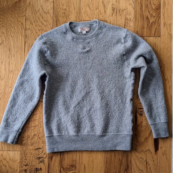 J. Crew Wallace Barnes 100% Merino Wool Thick Sweater Sweatshirt XS XXS - Picture 1 of 9